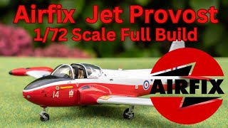 Airfix 172 Hunting Percival Jet Provost FULL BUILD [upl. by Gottwald]