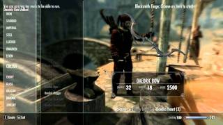 Skyrim All The Best Bows In Skyrim quotSmithingquot [upl. by Stichter]