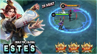 Estes best build 2022  Unlimited Heal  Build Top 1 Global Estes  MLBB [upl. by Willie]