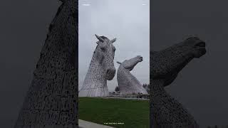 The kelpies horse head sculptures Day and Night scotland kelpies [upl. by Derzon]