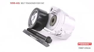 1890ASJ BELT TENSIONER FOR FIAT [upl. by Aihsemek924]