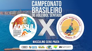 ADESUL  CE X OSASCO  SP  CAMPEONATO BRASILEIRO SERIE PRATA 2024 [upl. by Kcirrem]