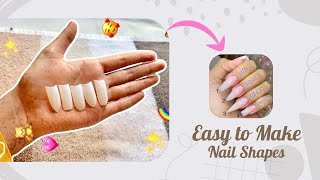 Easy to make trending nail shapes 💅 [upl. by Yelahs403]