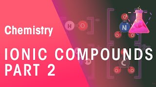 Formulae Of Ionic Compounds amp Their Names Part 2  Properties of Matter  Chemistry  FuseSchool [upl. by Eenot282]