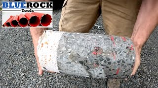 BLUEROCK Diamond Core Bit Concrete and Rebar Wall Drilling Demo [upl. by Renick]