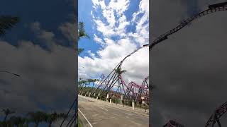 Roller Coaster Ride  Movie World 🏖️ Gold Coast [upl. by Winola450]