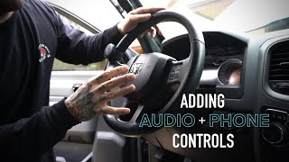 Upgrading Ram steering wheel controls and microphone for 84quot Uconnect [upl. by Adeys]