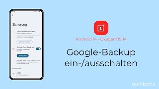 GoogleBackup einschalten oder ausschalten  OnePlus Android 14  OxygenOS 14 [upl. by Wina743]