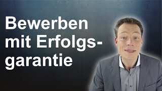 Bewerben mit Erfolgsgarantie – Die Geheimnisse der TopBewerber Videokurs von Martin Wehrle [upl. by Mallorie391]