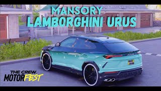 MANSORY LAMBORGHINI URUS drive The crew motorfest [upl. by Vinn]