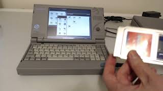 Transferring Data to a Vintage Laptop running windows 95 using PCMCIA CF adapter [upl. by Anigue913]