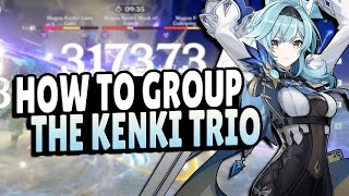 How to Group the Kenki Trio AND Keep Them Together  Genshin Impact [upl. by Eardnoed]