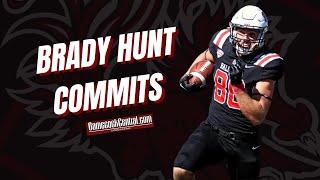 Breakdown Transfer TE Brady Hunt commits to South Carolina [upl. by Yenroc]