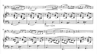 Gabriel Fauré Berceuse for Violin Op 16 Score Video [upl. by Sucramat]