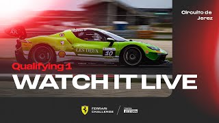 Ferrari Challenge Europe  Jerez Qualifying 1 [upl. by Eidoc]