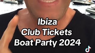 Club Tickets Ibiza 2024 [upl. by Mosby]