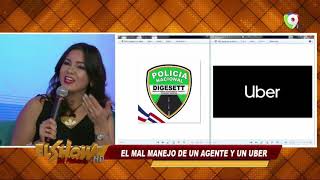 El mal manejo de un agente de DIGESETT y un Uber  El show del Mediodía por Color Visión Canal 9 [upl. by Nerland]