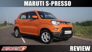 Maruti S Presso Review  Hindi  MotorOctane [upl. by Rodrigo]