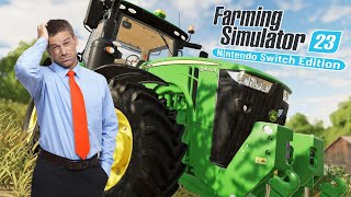 Farming simulator 23  Découverte complète de la version Switch map gameplay  A FUIR ABSOLUMENT [upl. by Htebizile]