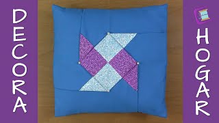 💙Cojín drapeado Estrella Multicolor💙 SMOCKING CUSHIONCAPITONEFABRIC MANIPULATION [upl. by Georgeanna947]