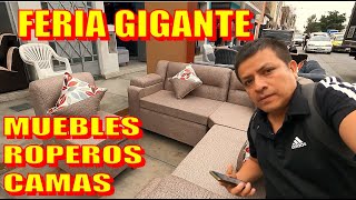 FERIA GIGANTE de MUEBLES ROPEROS CAMAS y MÁS en el CONO NORTE DE LIMA Solo Fabricantes [upl. by Maletta]