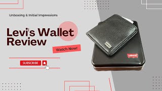 Levis Wallet Review Unboxing amp Initial Impressions  లెవీస్ వాలెట్ రివ్యూ levis wallet myntra [upl. by Einwahr351]