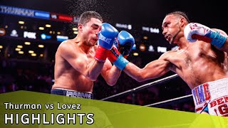 Keith Thurman vs Josesito Lovez  Full Fight Highlights [upl. by Mathur825]