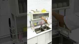 Sink dish rack product link 🖇️ in bio explore darazfinds productreview shorts gadgets unboxing [upl. by Walls]