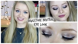 Drugstore Neutral Makeup Tutorial 2015  sophdoesnails [upl. by Analram]