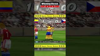 Winning Eleven 2002 Copa do Mundo 1990 PS1 LigaSeleções 11 Tchecoslováquia x Colômbia  Rod11 [upl. by Poyssick19]