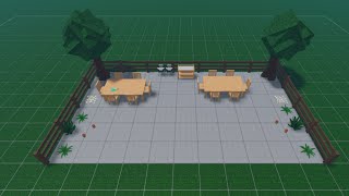 How to make a porch in Bloxburg [upl. by Inalaehak806]