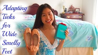 How to Make Tieks Work for Wide Smelly Uneven Feet [upl. by Karen397]