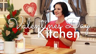 Make Tea amp Decorate with Me  Cozy Valentines Day Kitchen  Slow Living 2023 [upl. by Zaslow]