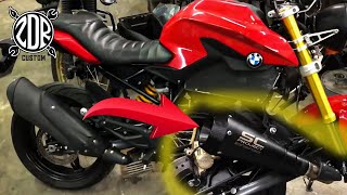 🔥 BMW 310cc Inst Escape Deportivo 👍 SC Project Exhaust instalation handmande Full system⚡ [upl. by Leivad]