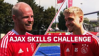 AJAX SKILLS CHALLENGE 2  Davy Klaassen vs Kenneth Taylor [upl. by Chrisoula36]