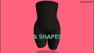 Shapermint Essentials All Day Every Day High Waisted Shaper Shorts [upl. by Hterag]