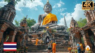 Ayutthaya Thailand🇹🇭 The Most Stunning World Heritage Sites in Thailand 4K HDR [upl. by Lucien]