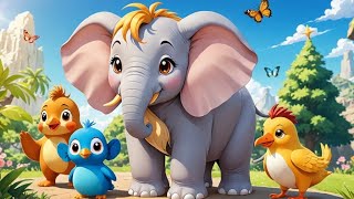 Elephant March amp Monkey Swing Ultimate Kids Rhymes with Twin Twin kids [upl. by Aecila]