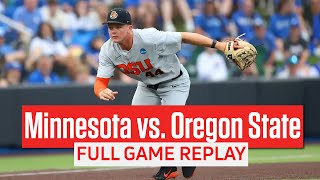 Full Game Replay Minnesota Vs Oregon State Baseball  2024 Sanderson Ford College Classic [upl. by Kotta]