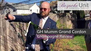 GH Mumm Grand Cordon Champagne Review A Green Apple Sparkling Wine [upl. by Lissie67]