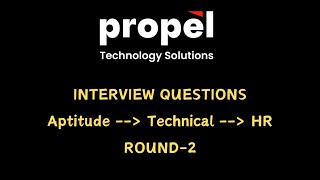 Propel Technology Second Round Interview [upl. by Iong]