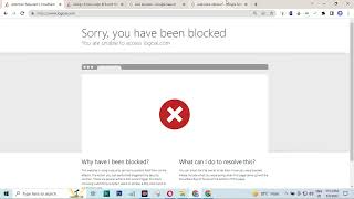 How to Unblock Blocked Websites on Google Chrome 2023  Sorry you have been blocked 2024 [upl. by Aiuqes]