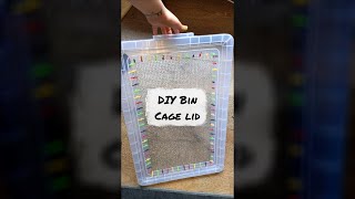 How to make a DIY bin cage lid [upl. by Duleba]