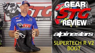 Alpinestars Supertech R V2 Boot Review  Sportbike Track Gear [upl. by Nwahsyt]