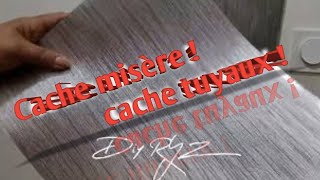 Diy RYZ  How to hide gas pipes in style  Comment cacher les tuyaux de gaz avec style [upl. by Etnaik]