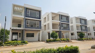 378 SqYards Villa For sale In gated community Hyderabad  Gachibowli  Gopanapally [upl. by Mayer159]