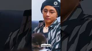 Kim taehyung and yeotan baby😘viralvideovideoshortwhatsappstatus [upl. by Cohn445]