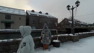 Hokkaido  Otaru Strolling along Otaru Canal  Part 2  13 Dec 2023 [upl. by Niassuh]