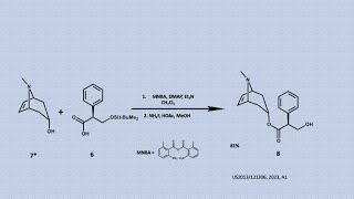 Butilhioscina Br antiespasmódicoEscopolamina antiemético síntesis [upl. by Asor]