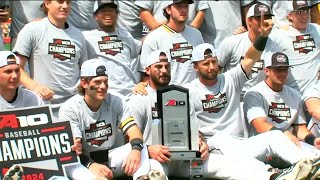 VCU baseball wins 4th Atlantic 10 title Were not done [upl. by Arualana]